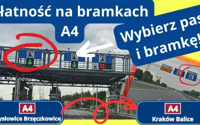 Ile się płaci na autostradzie A4? Sprawdź aktualne stawki i metody płatności
