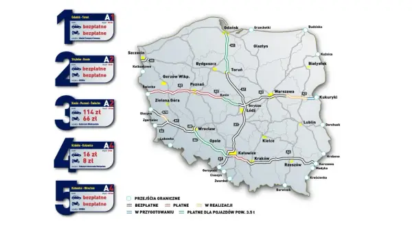 Czy autostrada A2 jest płatna? Sprawdź, gdzie są opłaty i ceny